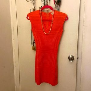 Coral Guess bodycon dress